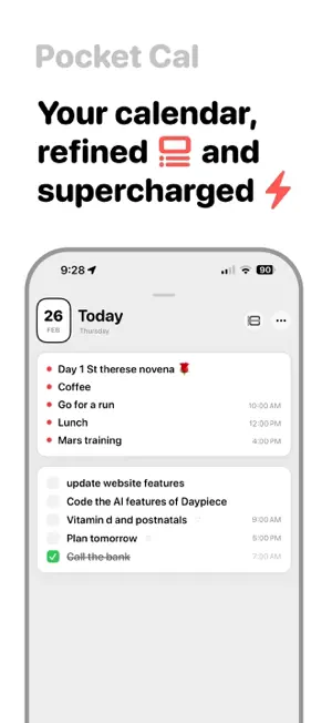 Ai Calendar - Pocket Cal screenshot 1