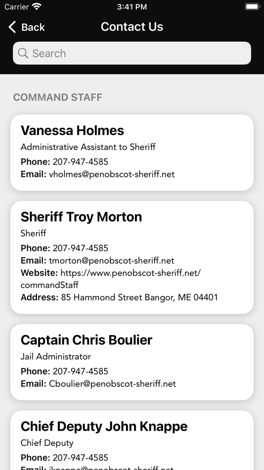 #2. Penobscot Sheriff's Office (iOS) بواسطة: Penobscot County Sheriff's Office