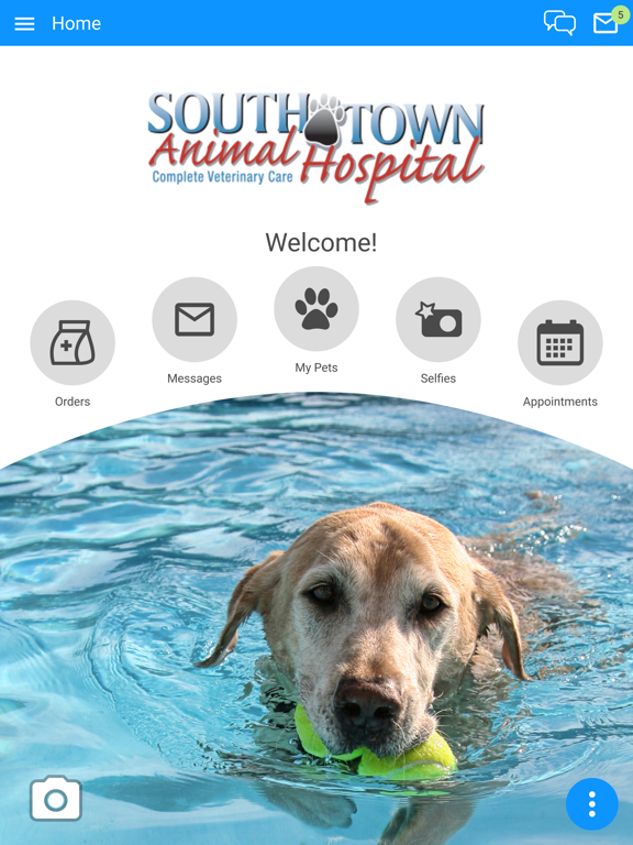 South Town Animal Hospital iPad screenshot 1 - Business app