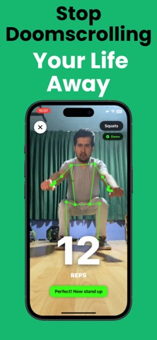 SweatScroll: Screen Time Focus Screenshot 1 of 6
