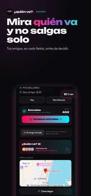¿Quién va? Fiestas cerca screenshot 3