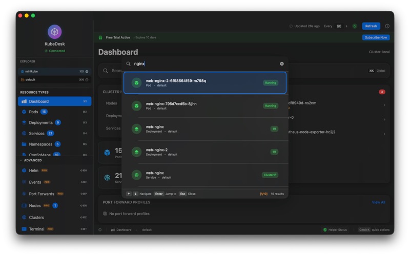 KubeDesk Pro screenshot