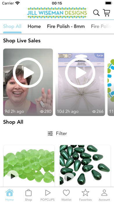 JWD Live Sales Screenshot