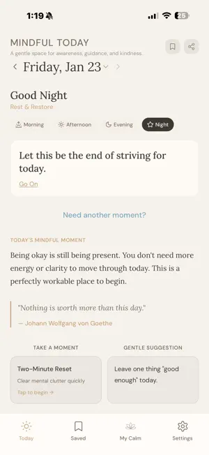 Mindful Today screenshot 2