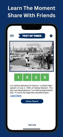 Test of Times screenshot