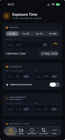 Gamma Pro: NDT Radiography screenshot