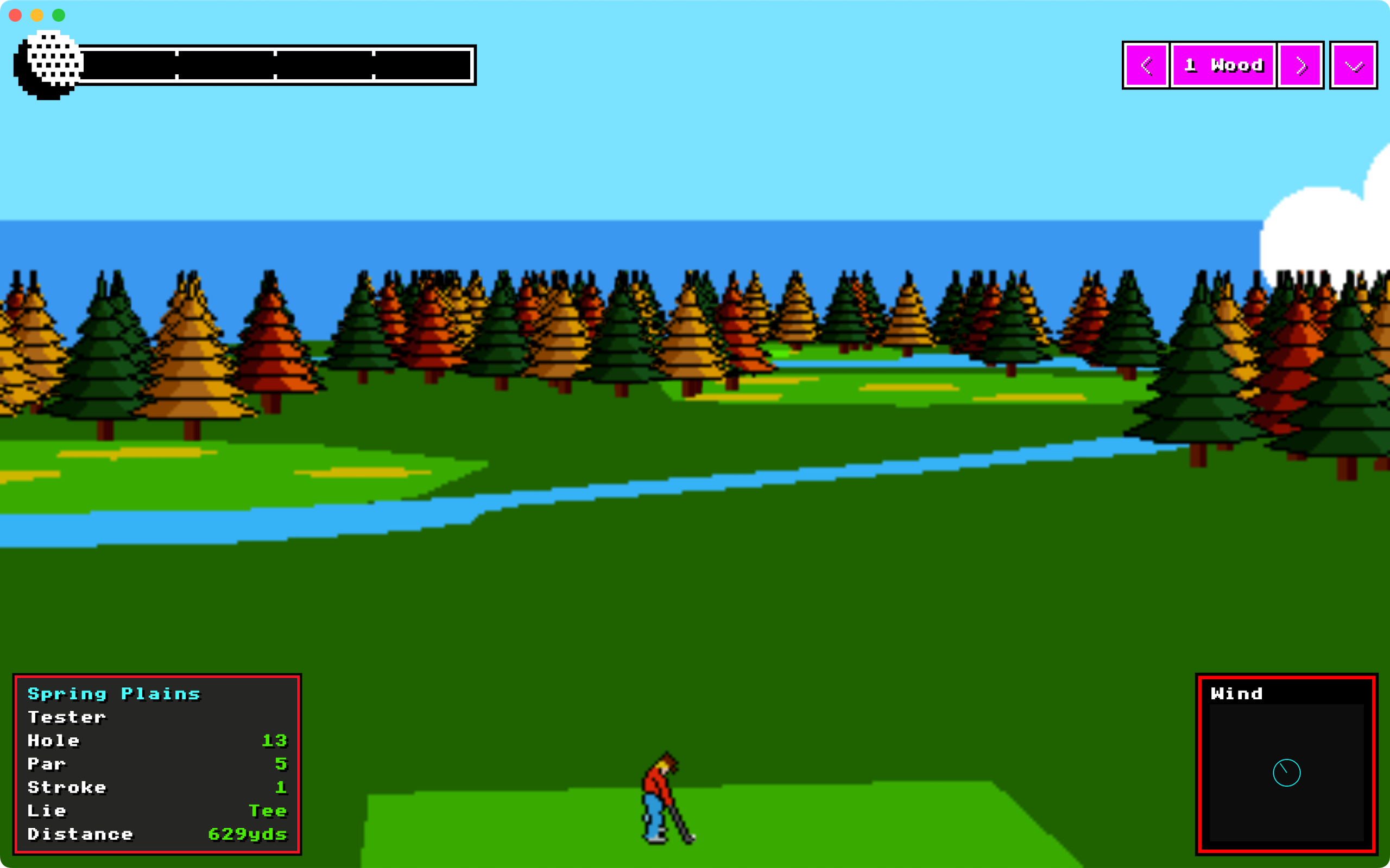 8-bit Golf