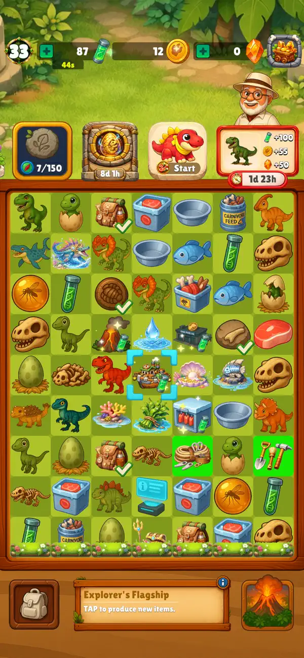 #1. Dino Merge: Lost Island (iOS) By: Hakob Babayan