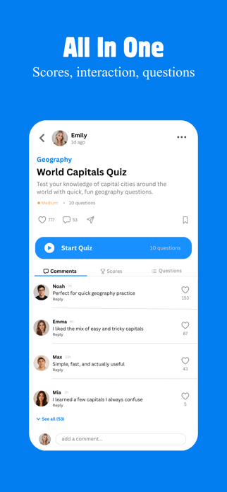 Quizpi: AI Quiz Generator Screenshot 4 of 5