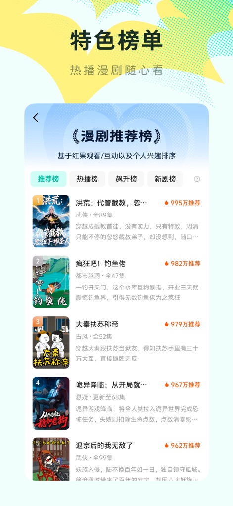 红果漫剧 - 热门精彩漫剧 - 