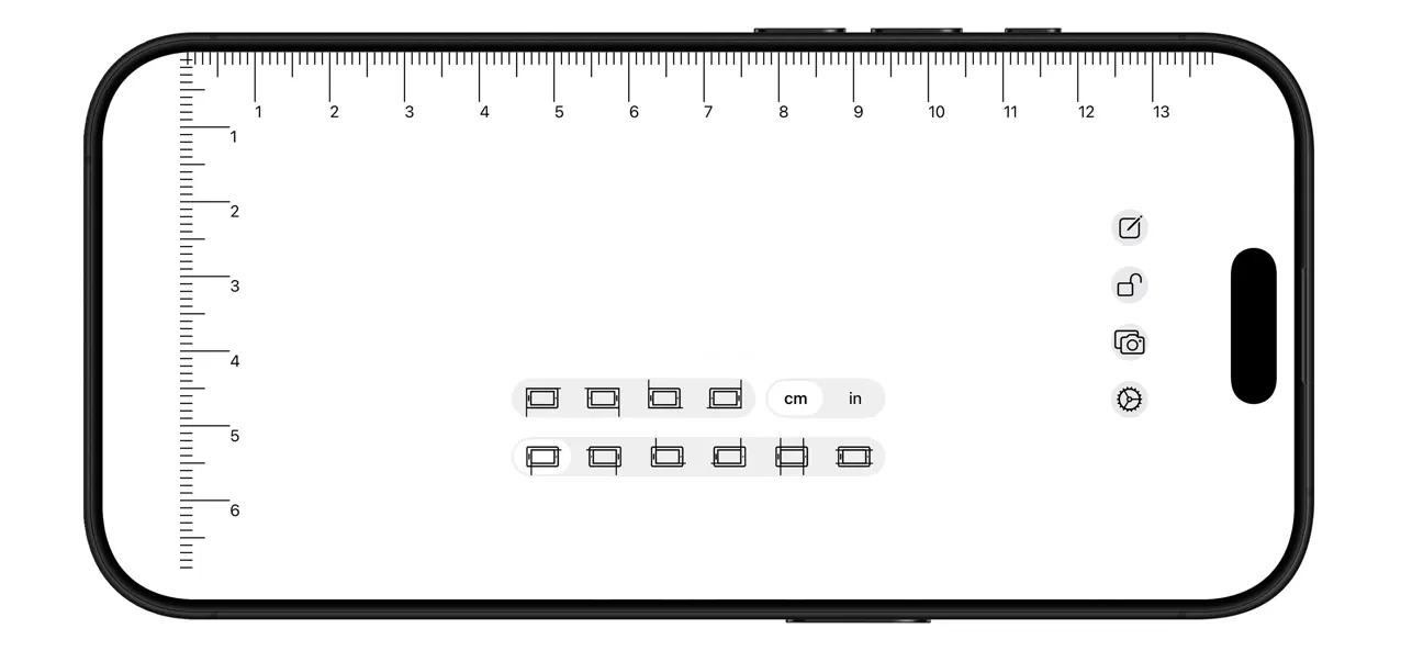 Screenshot #1 pour Ruler - CM, MM, Inches