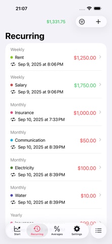 MoneyBuddy - Pocket Tracker Screenshot 8 of 10