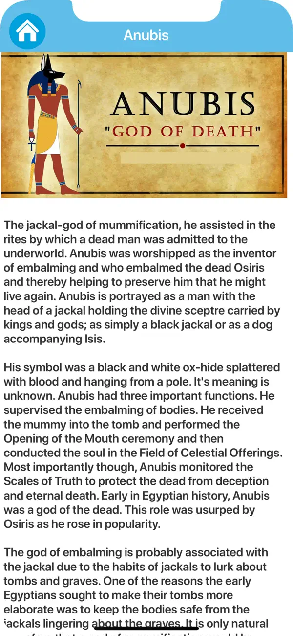 Screenshot #3 pour Egypt Mythology & Legends