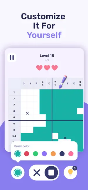 NonoCanvas: Nonogram Puzzle screenshot 3