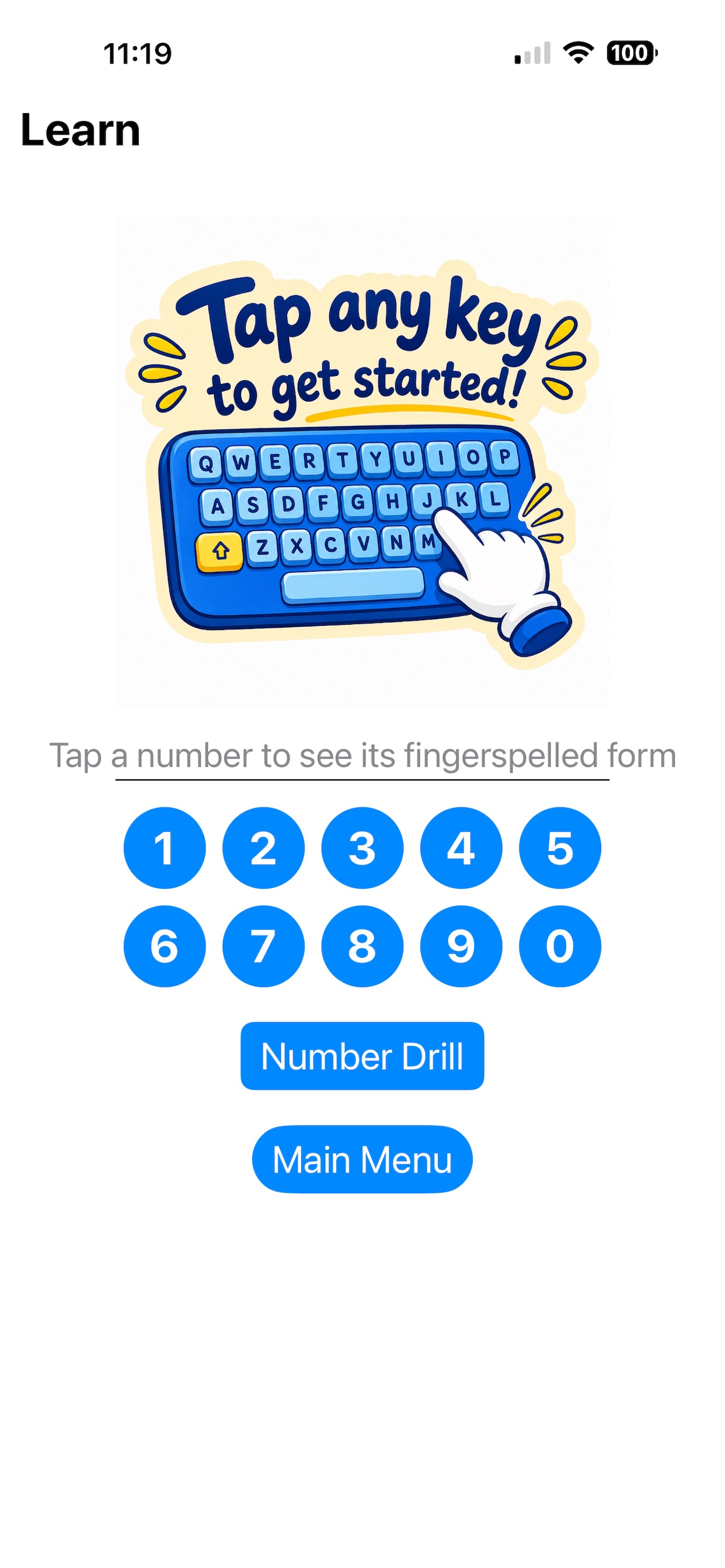 Screenshot 3 of ASL Fingerspelling Numbers
