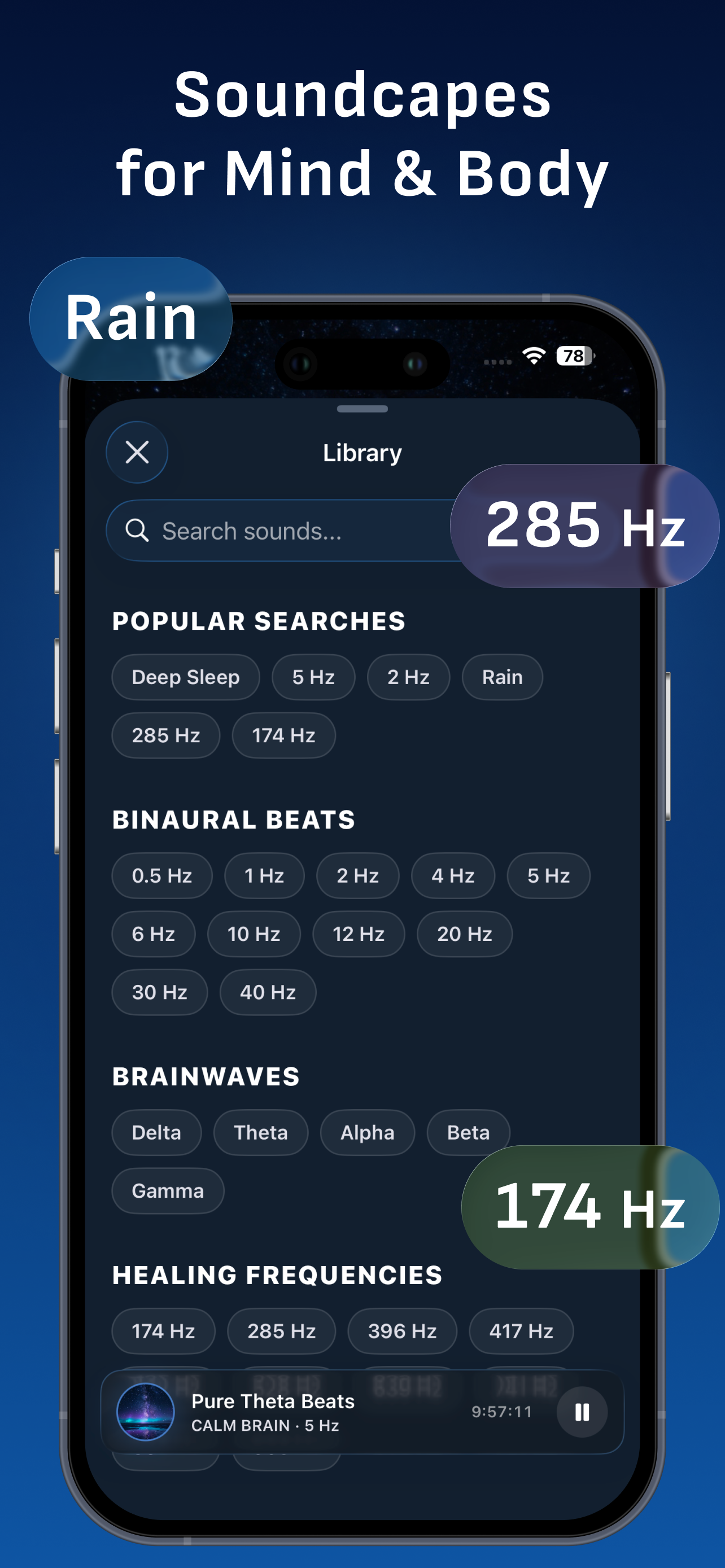 Binaural Beats Sleep Healing screenshot 4