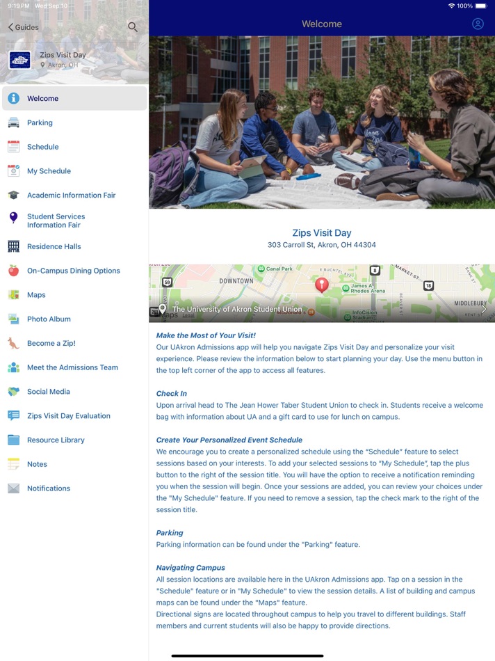#1. UAkron Admissions (iOS) Podle: The University of Akron