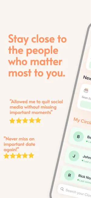 Close Circle.eu screenshot 1