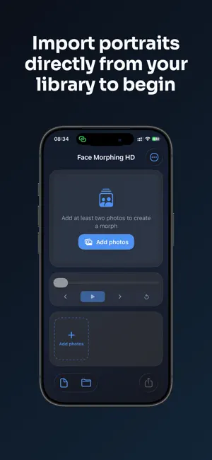 Face Video Morph Animator HD screenshot 1
