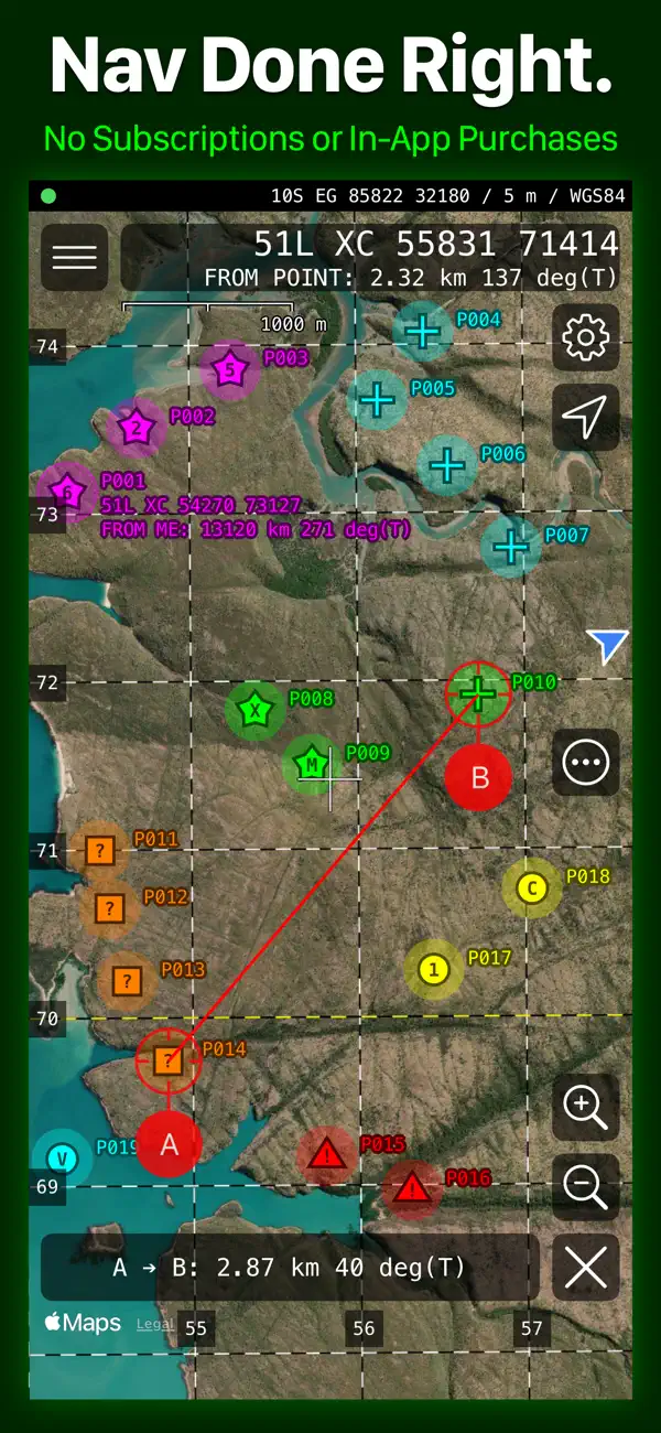 Screenshot #1 pour MilGPS