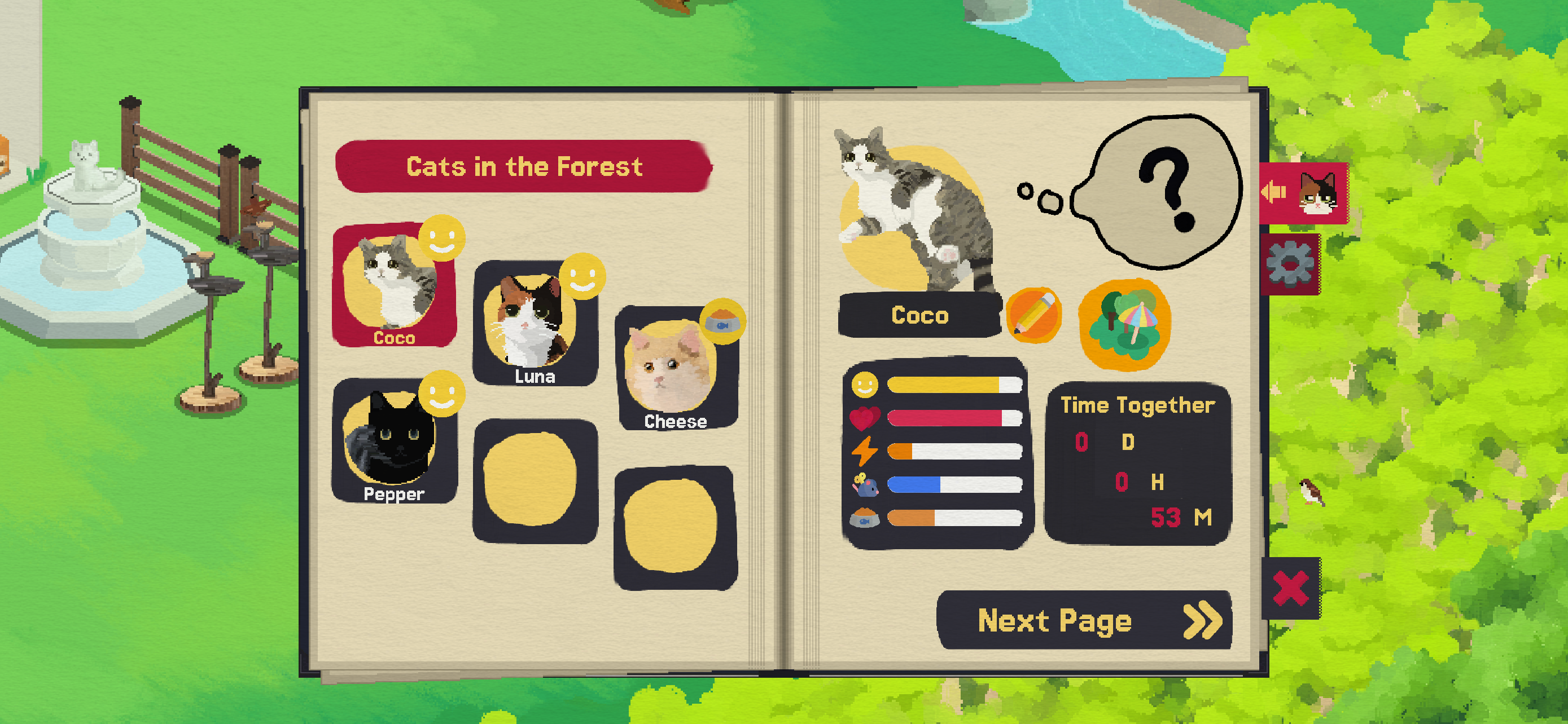 Cat Forest : Relaxing Life Sim screenshot 5