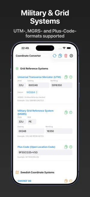 CoordTool Coordinate Converter screenshot 2
