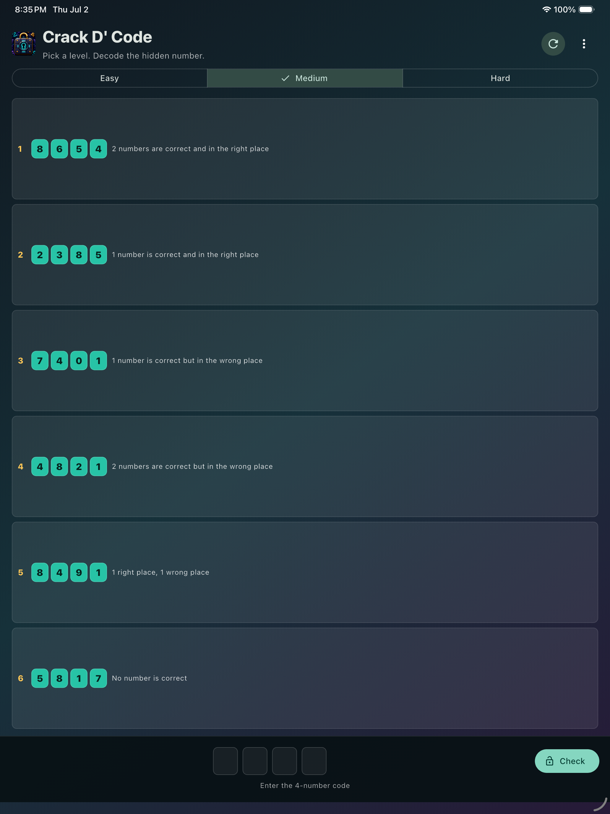 Crack D Code screenshot 6