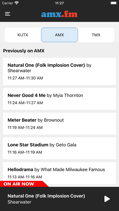 KUTX 98.9 Austin Music Screenshot