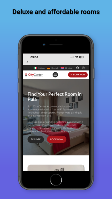 Pula City Center Accommodation Screenshot