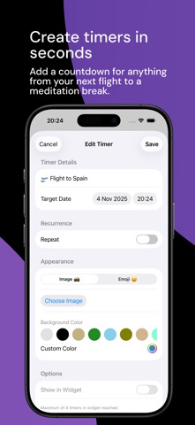 Momento: Timers & Countdown screenshot