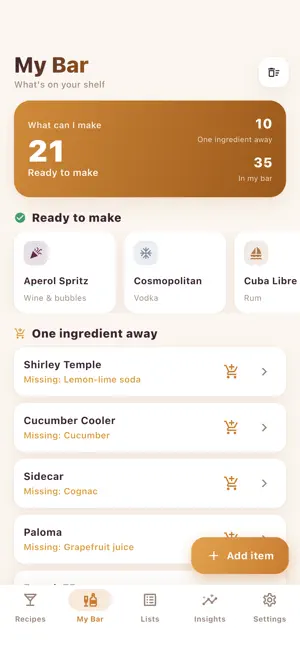 Shakerly: Cocktails & Bar screenshot 3