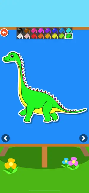 Dinosaur puzzle Doodle Colorin screenshot 4