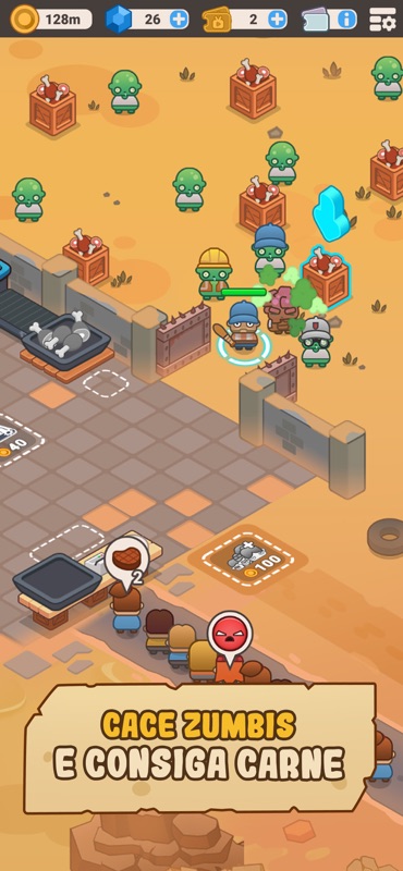 Idle Outpost: jogo de zumbi screenshot 3
