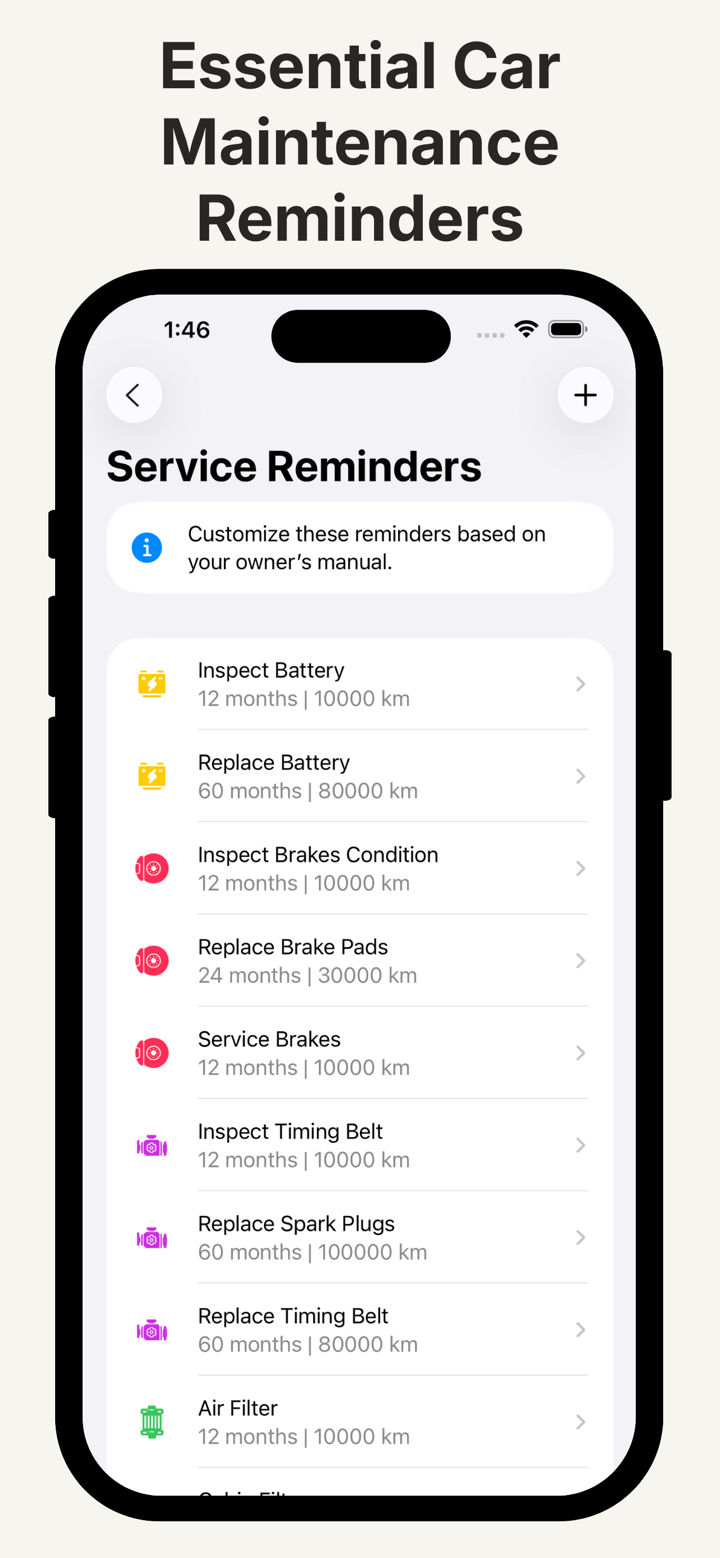 Car Maintenance Reminders screenshot 7
