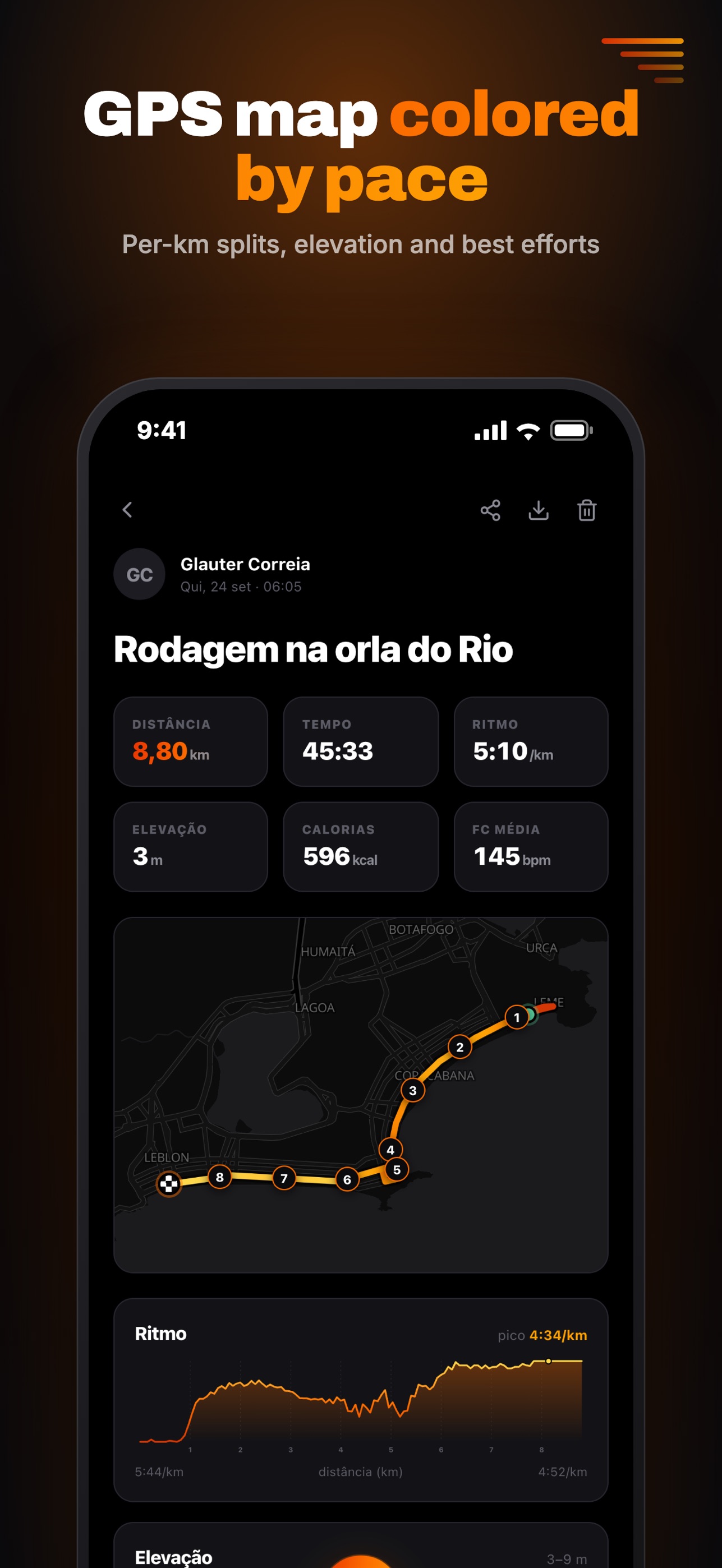 Screenshot 2 of RUNEXT: Run Tracker & Coach