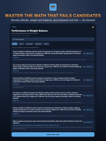 Private Pilot Test Prep: FAA iPad screenshot