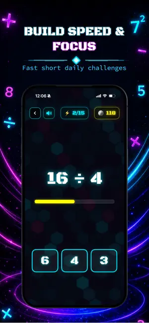 Neon Math: Arcade Fun Learning screenshot 4