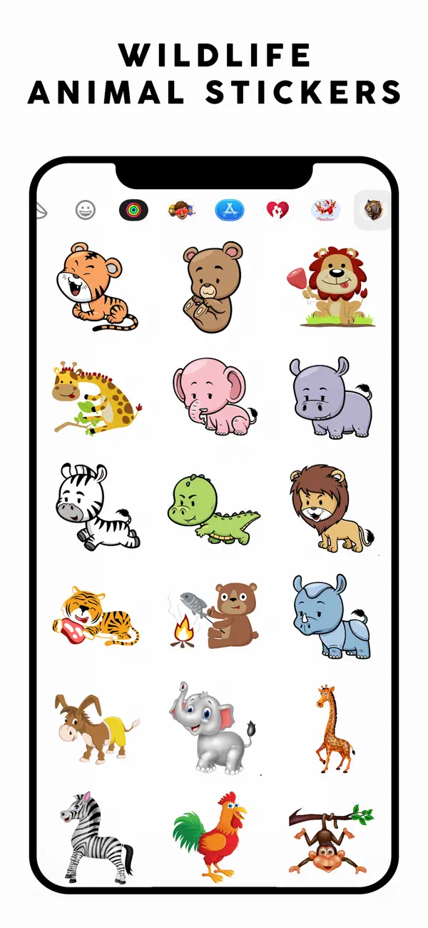 Screenshot #2 pour Wildlife - Animal Stickers