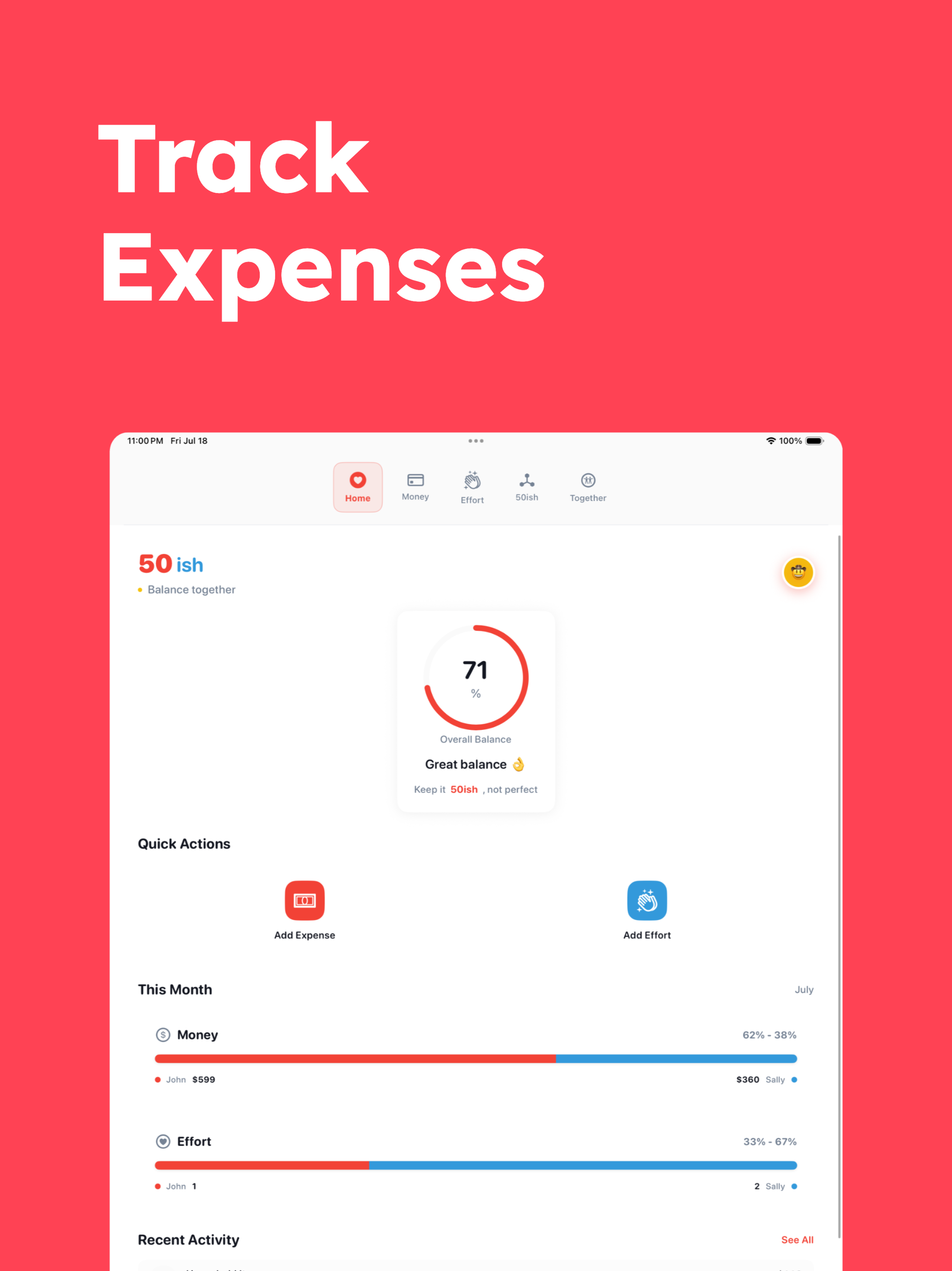 Expense Effort Tracker - 50ish