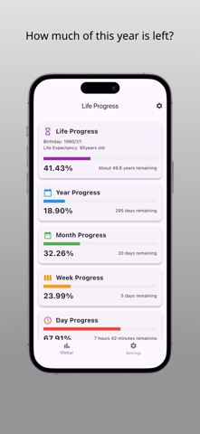 Lifebar - Life Clock - Time... Screenshot 2 of 2