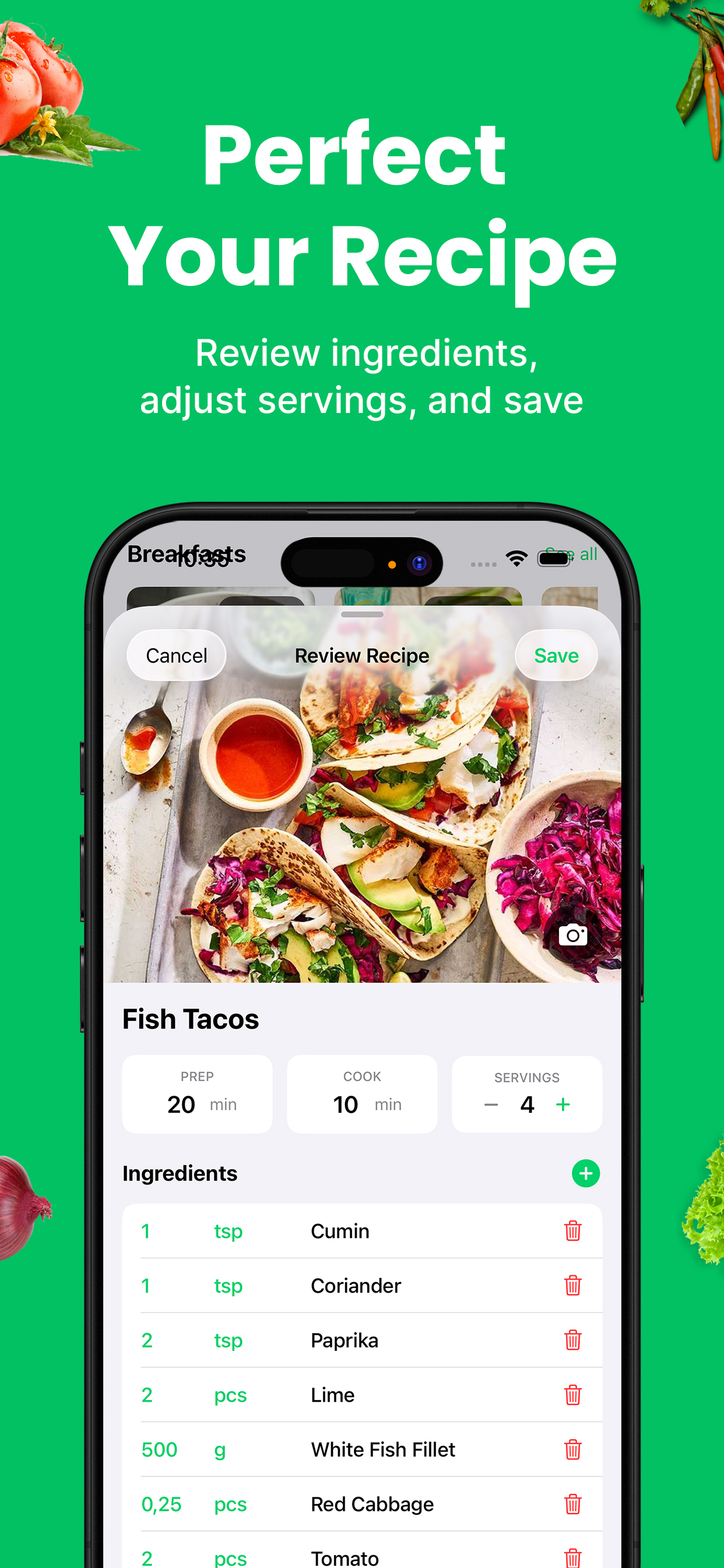 Miso Cook: AI Recipe Saver