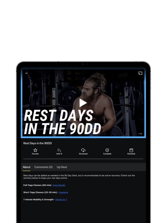 Swolenormous iPad screenshot 4 - Health & Fitness app