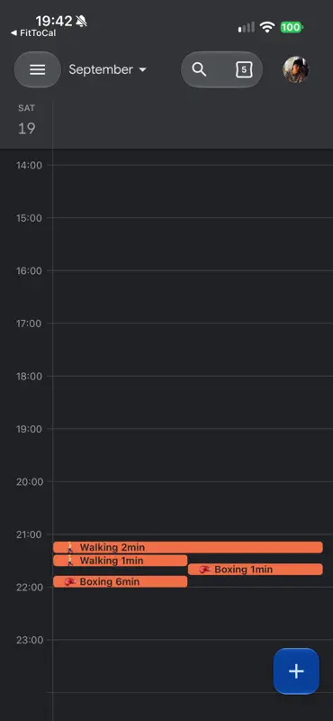 FitToCal - Workout Calendar screenshot 6 of 7