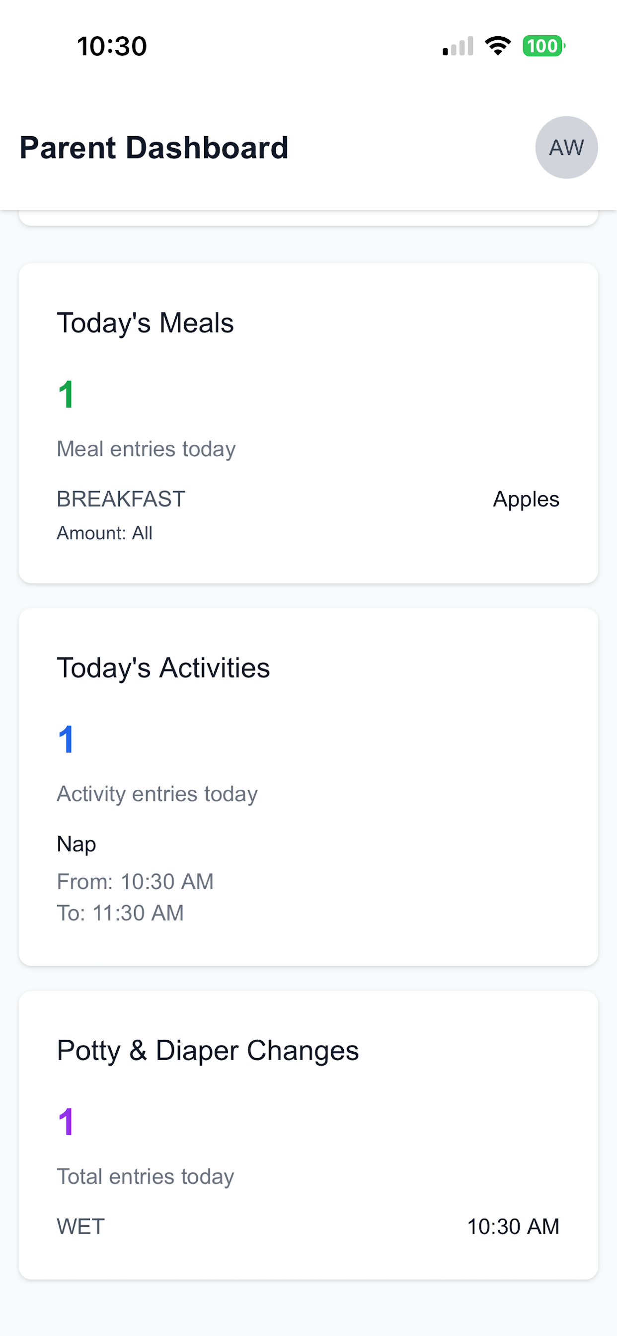 MyDaycare.net screenshot 3