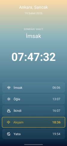 Namaz Vakitleri Plus Screenshot 5 of 6