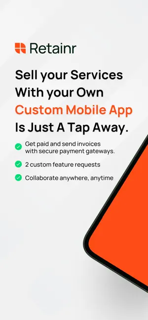 Retainr Sell Freelance Service screenshot 1