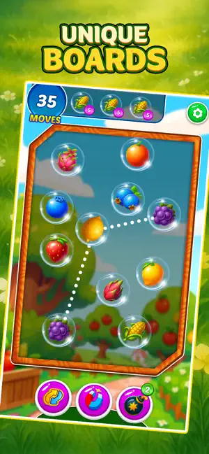 Merge Mania: Fruit Rush Puzzle screenshot 1