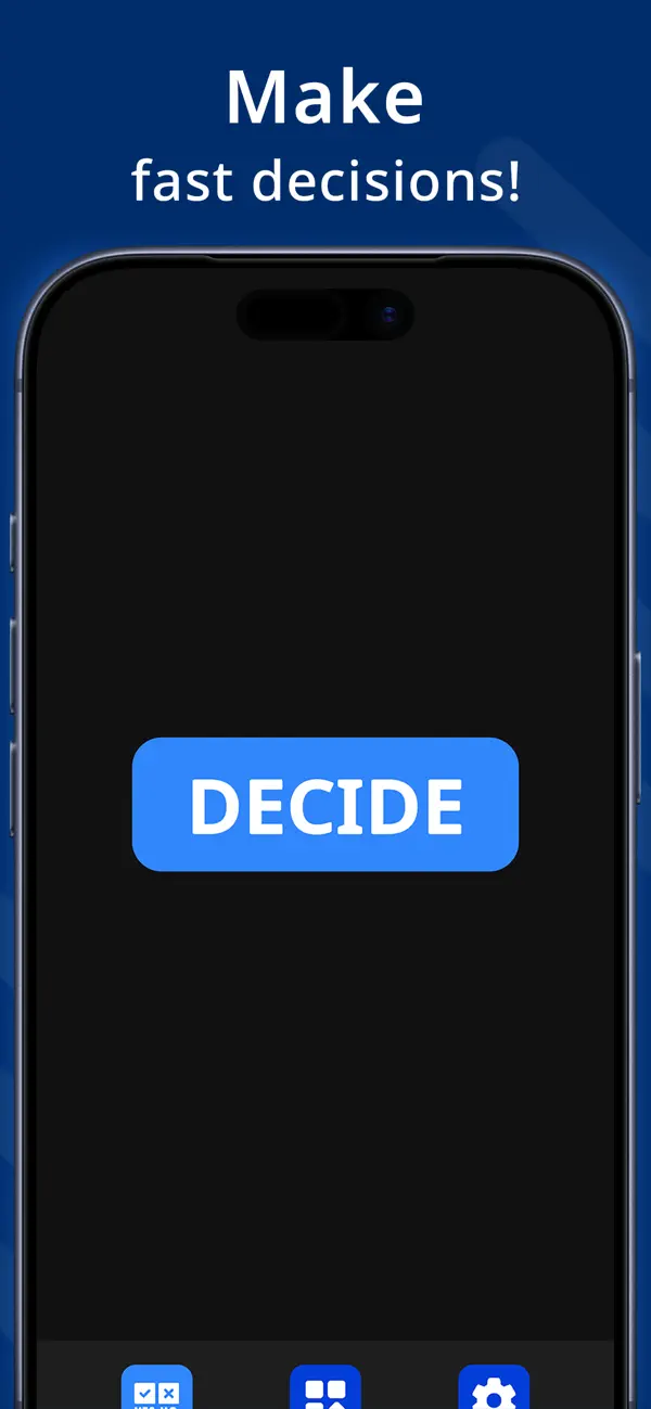 Screenshot #1 pour Oui ou Non - décideur