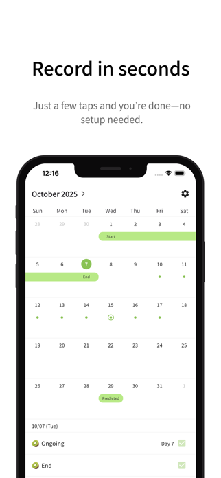 Simple Period Tracker - Cherri Screenshot 10 of 10