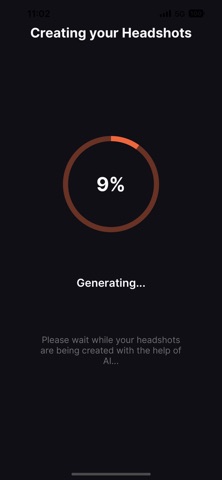 Professional Headshot AI iPhone screenshot
